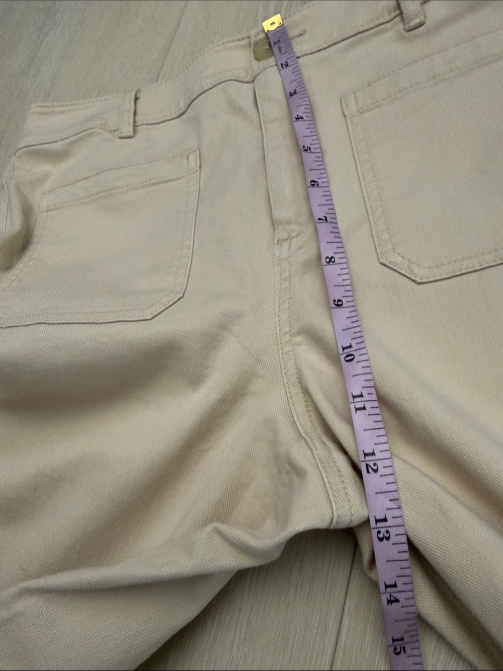 LOFT Beige Wide-Leg Trousers - Picture 5 of 8